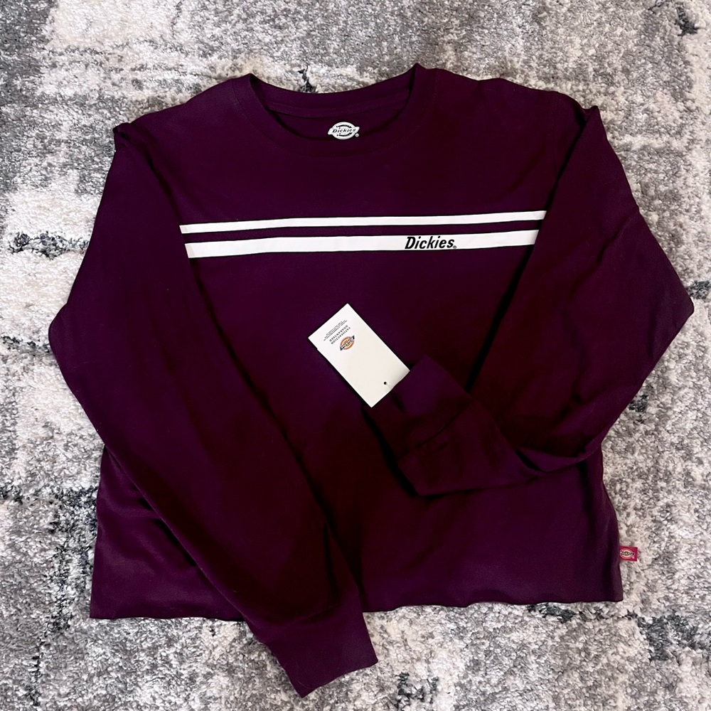 DICKIES Crop Long Sleeve Top Sz. M